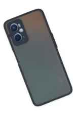 Uray store Oppo A96 Kılıf Montreal Silikon Kapak - Lacivert - Görsel 2