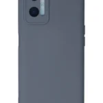 Uray store Oppo A96 Kılıf Nano içi Kadife Silikon - Gri