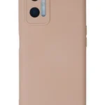 Uray store Oppo A96 Kılıf Nano içi Kadife Silikon - Pudra