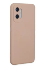 Uray store Oppo A96 Kılıf Nano içi Kadife Silikon - Pudra - Görsel 3