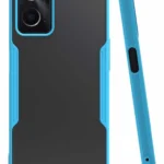 Uray store Oppo A96 Kılıf Platin Silikon - Mavi