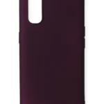 Uray store Oppo Find X2 Kılıf First Silikon - Mürdüm