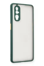 Uray store Oppo Find X2 Kılıf Montreal Silikon Kapak - Yeşil - Görsel 2