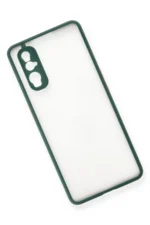 Uray store Oppo Find X2 Kılıf Montreal Silikon Kapak - Yeşil - Görsel 3