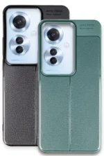 Uray store Oppo Reno 11F Kılıf Auto Focus Kapak - Koyu Yeşil - Görsel 3