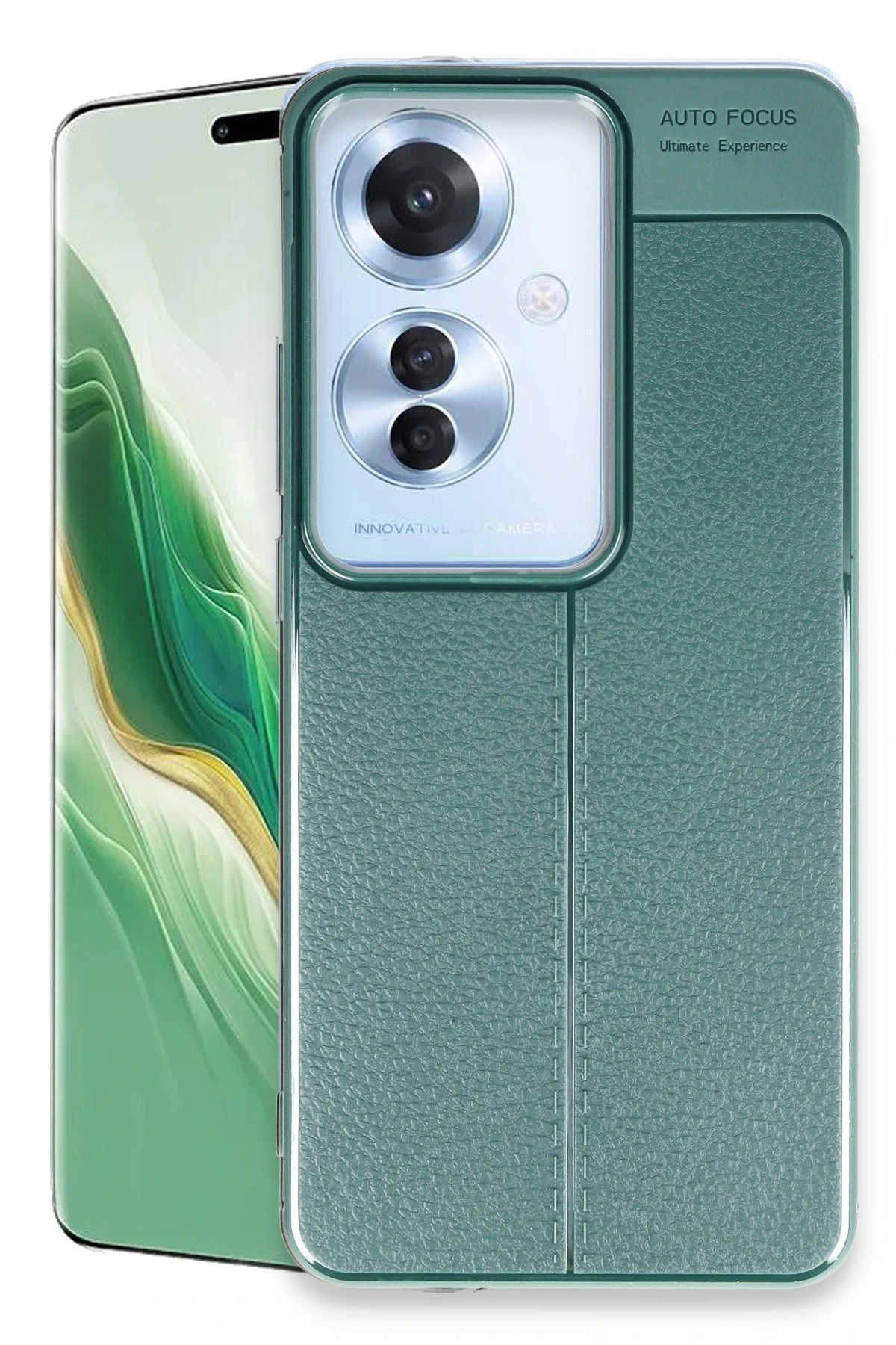 newface-oppo-reno-11f-kilif-auto-focus-kapak-koyu-yesil-default Uray store Oppo Reno 11F Kılıf Auto Focus Kapak - Koyu Yeşil - Görsel 1