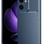 Uray store Oppo Reno 13F Kılıf Auto Focus Karbon Kapak - Lacivert
