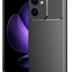 Uray store Oppo Reno 13F Kılıf Auto Focus Karbon Kapak - Siyah