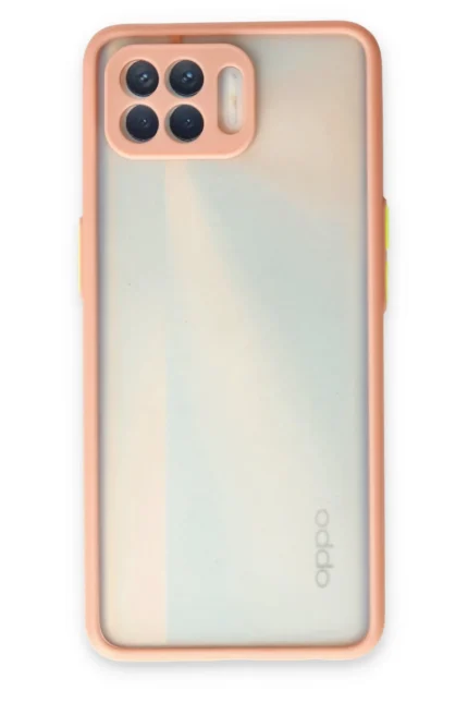 Uray store Oppo Reno 4 Lite Kılıf Montreal Silikon Kapak - Pembe