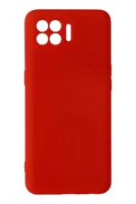 Uray store Oppo Reno 4 Lite Kılıf Nano içi Kadife Silikon - Kırmızı