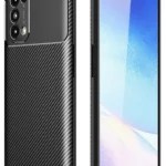 Uray store Oppo Reno 5 Kılıf Auto Focus Karbon Kapak - Siyah