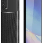 Uray store Oppo Reno 5 Pro Kılıf Auto Focus Karbon Kapak - Siyah