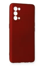 Uray store Oppo Reno 5 Pro Kılıf First Silikon - Bordo - Görsel 2