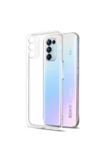 Uray store Oppo Reno 5 Pro Kılıf Lüx Şeffaf Silikon