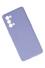 Uray store Oppo Reno 5 Pro Kılıf Nano içi Kadife Silikon - Lila - Görsel 3
