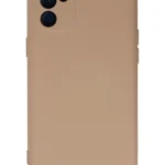 Uray store Oppo Reno 6 Kılıf Nano içi Kadife Silikon - Pudra