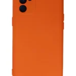 Uray store Oppo Reno 6 Kılıf Nano içi Kadife Silikon - Turuncu