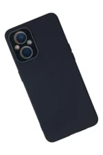 Uray store Oppo Reno 7 Lite Kılıf Lansman Glass Kapak - Lacivert - Görsel 2