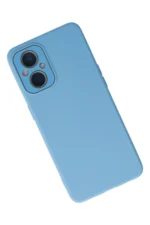 Uray store Oppo Reno 7 Lite Kılıf Lansman Glass Kapak - Mavi - Görsel 2