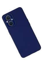 Uray store Oppo Reno 7 Lite Kılıf Lansman Glass Kapak - Sky Blue - Görsel 2