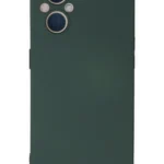 Uray store Oppo Reno 7 Lite Kılıf Nano içi Kadife Silikon - Koyu Yeşil