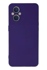 Uray store Oppo Reno 7 Lite Kılıf Nano içi Kadife Silikon - Mor