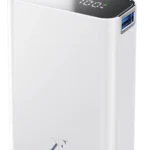 Uray store PW501 20.000 mAh Dijital Göstergeli 2 Adet 45W Type-C ve 22.5W USB Çıkışlı Şarj PD Hızlı Şarj Powerbank - Beyaz
