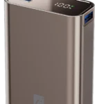 Uray store PW501 20.000 mAh Dijital Göstergeli 2 Adet 45W Type-C ve 22.5W USB Çıkışlı Şarj PD Hızlı Şarj Powerbank - Titanyum