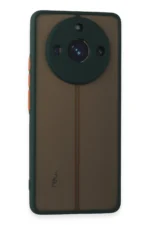 Uray store Realme 11 Pro Kılıf Montreal Silikon Kapak - Yeşil