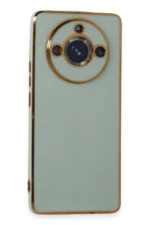 Uray store Realme 11 Pro Kılıf Volet Silikon - Açık Yeşil