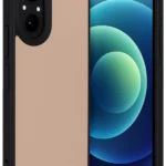 Uray store Realme 12 Lite Kılıf Aras Deri Kapak - Pudra