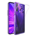 Uray store Realme 5i Kılıf Lüx Şeffaf Silikon
