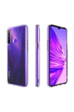 Uray store Realme 5i Kılıf Lüx Şeffaf Silikon - Görsel 3