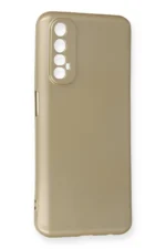 Uray store Realme 7 Kılıf First Silikon - Gold - Görsel 2