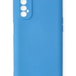 Uray store Realme 7 Kılıf Nano içi Kadife Silikon - Mavi