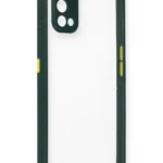 Uray store Realme 7 Pro Kılıf Miami Şeffaf Silikon - Koyu Yeşil