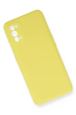 Uray store Realme 7 Pro Kılıf Nano içi Kadife Silikon - Sarı - Görsel 3