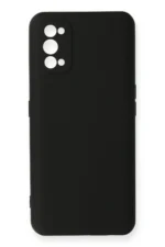Uray store Realme 7 Pro Kılıf Nano içi Kadife Silikon - Siyah