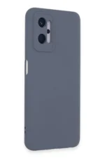 Uray store Realme 9i 4G Kılıf Nano içi Kadife Silikon - Gri - Görsel 2