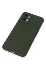Uray store Realme 9i 4G Kılıf Nano içi Kadife Silikon - Koyu Yeşil - Görsel 4