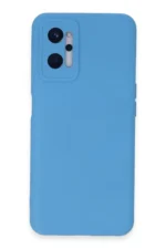 Uray store Realme 9i 4G Kılıf Nano içi Kadife Silikon - Mavi
