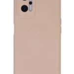 Uray store Realme 9i 4G Kılıf Nano içi Kadife Silikon - Pudra