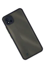 Uray store Realme C11 2021 Kılıf Montreal Silikon Kapak - Lacivert - Görsel 3