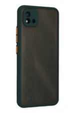 Uray store Realme C11 2021 Kılıf Montreal Silikon Kapak - Yeşil - Görsel 3