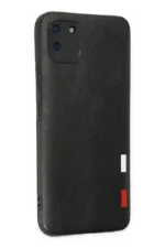 Uray store Realme C11 Kılıf Loop Deri Silikon - Siyah - Görsel 2