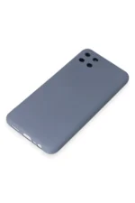 Uray store Realme C11 Kılıf Nano içi Kadife Silikon - Gri - Görsel 4