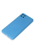 Uray store Realme C11 Kılıf Nano içi Kadife Silikon - Mavi - Görsel 4