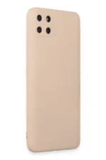 Uray store Realme C11 Kılıf Nano içi Kadife Silikon - Pudra - Görsel 2