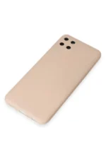 Uray store Realme C11 Kılıf Nano içi Kadife Silikon - Pudra - Görsel 4