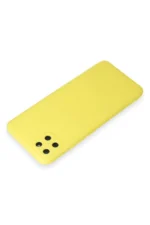 Uray store Realme C11 Kılıf Nano içi Kadife Silikon - Sarı - Görsel 3